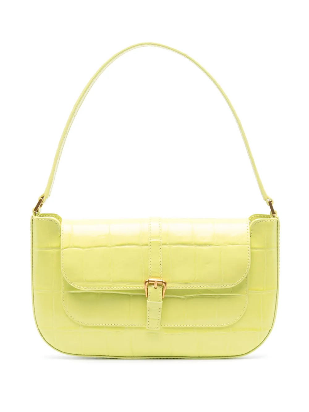 BY FAR Miranda crocodile-embossed Shoulder Bag - Farfetch | Farfetch Global