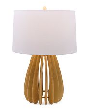 27in Natural Poplar Wooden Lamp | TJ Maxx