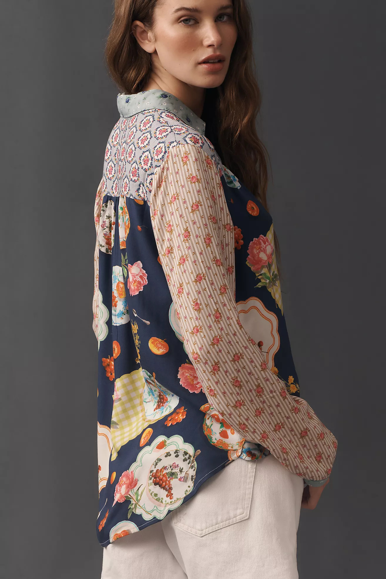 Paz Buttondown Shirt by Maeve | Anthropologie (US)
