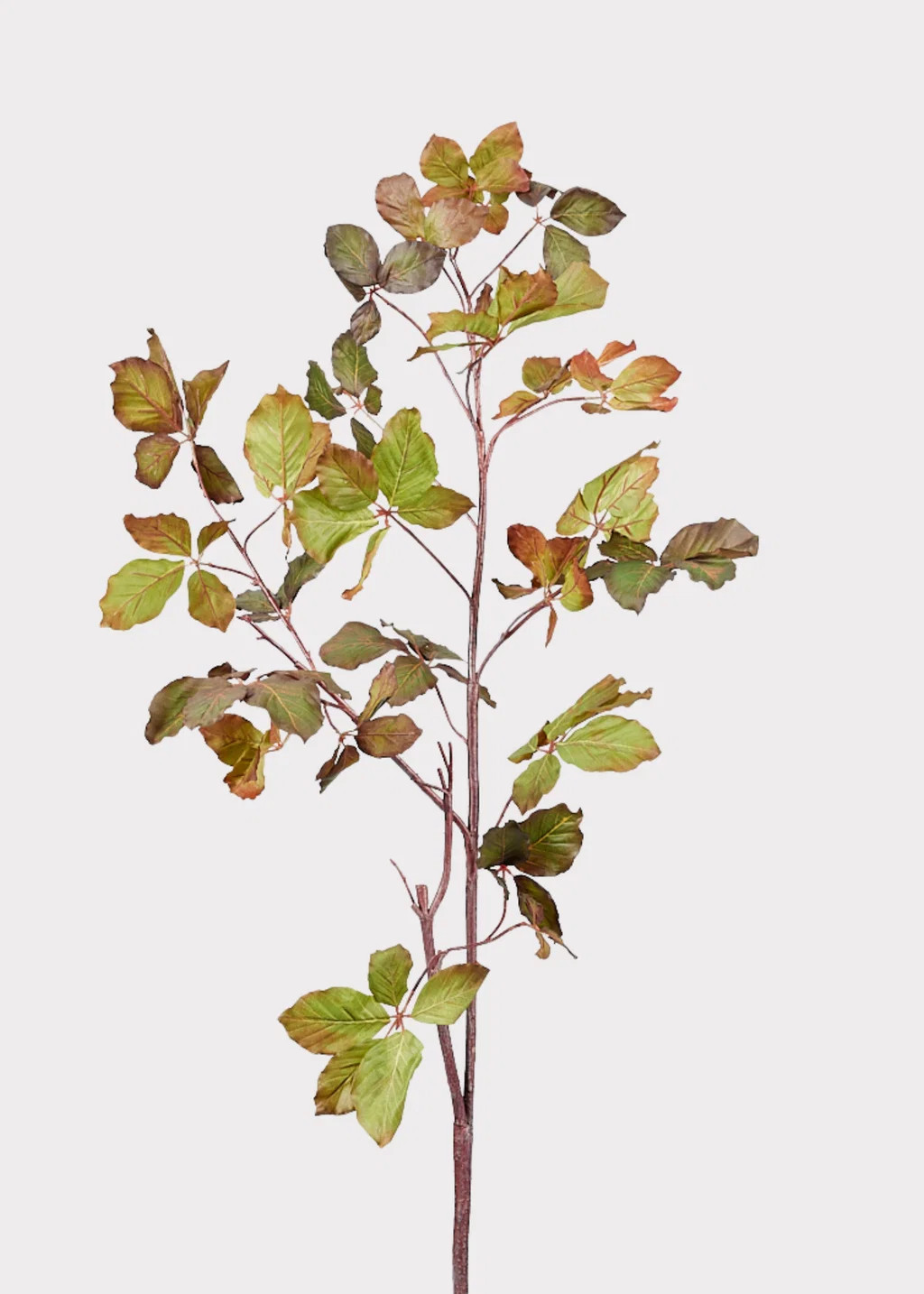 Burgundy Green Leaf Branch | Artificial Tall Branches at Afloral.com | Afloral