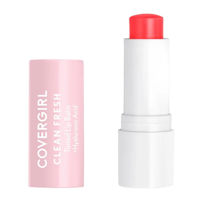 COVERGIRL Clean Fresh Tinted Lip Balm, 300 Life Is Pink, 0.14 oz | Walmart (US)