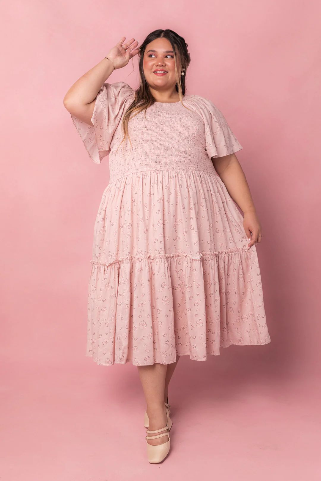 Lennon Dress in Dusty Pink | Ivy City Co