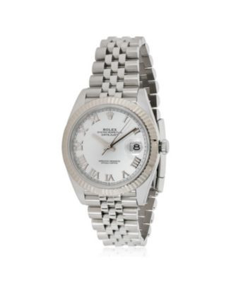 Stainless Steel/White Gold Datejust 41 126334, 41mm | Bloomingdale's (AU)