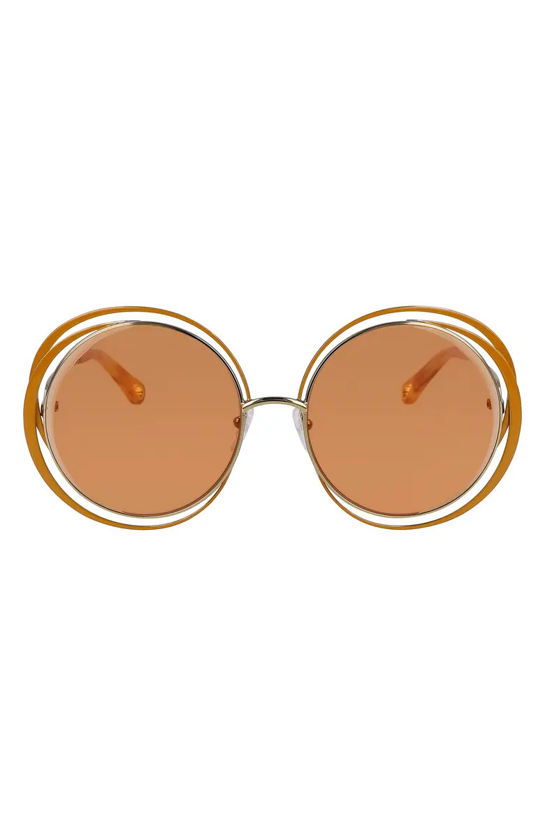 Chloe ́ Carlina 59mm Round Sunglasses | Nordstromrack | Nordstrom Rack