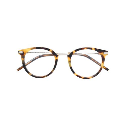 Fendi Eyewear tortoiseshell effect glasses - Nude & Neutrals | Farfetch EU
