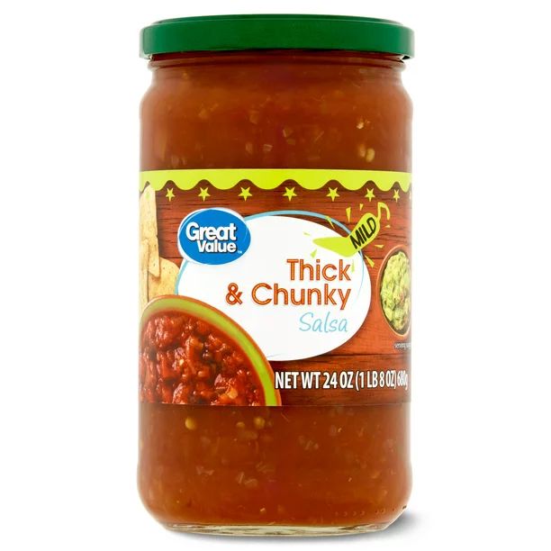 Great Value Mild Thick & Chunky Salsa, 24 oz - Walmart.com | Walmart (US)