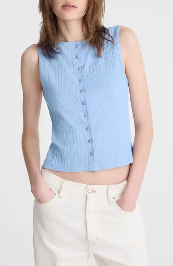 Rib Crewneck Vest Tank | Nordstrom