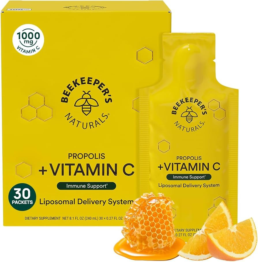 Beekeeper's Naturals Propolis Liposomal with Vitamin C Effective Bio-Available Immune Support Del... | Amazon (US)