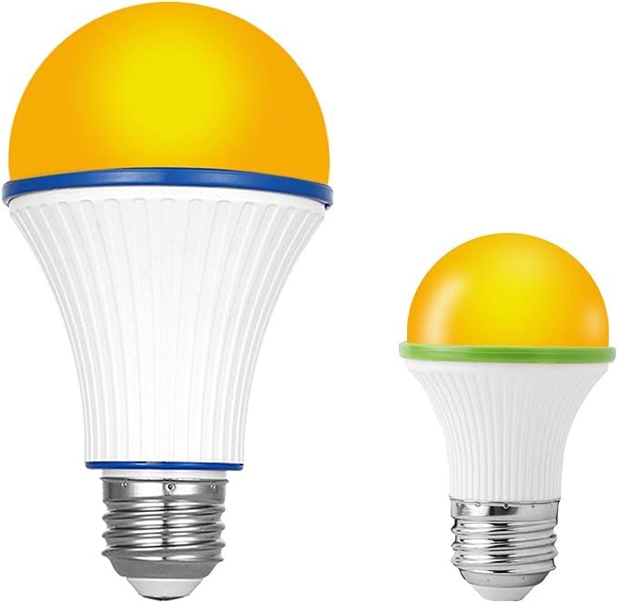 KINUR Sleep aid Light Bulb, Blue Light Blocking Amber Color A15 3 Watt-25 Watt Equivalent Low wat... | Amazon (US)