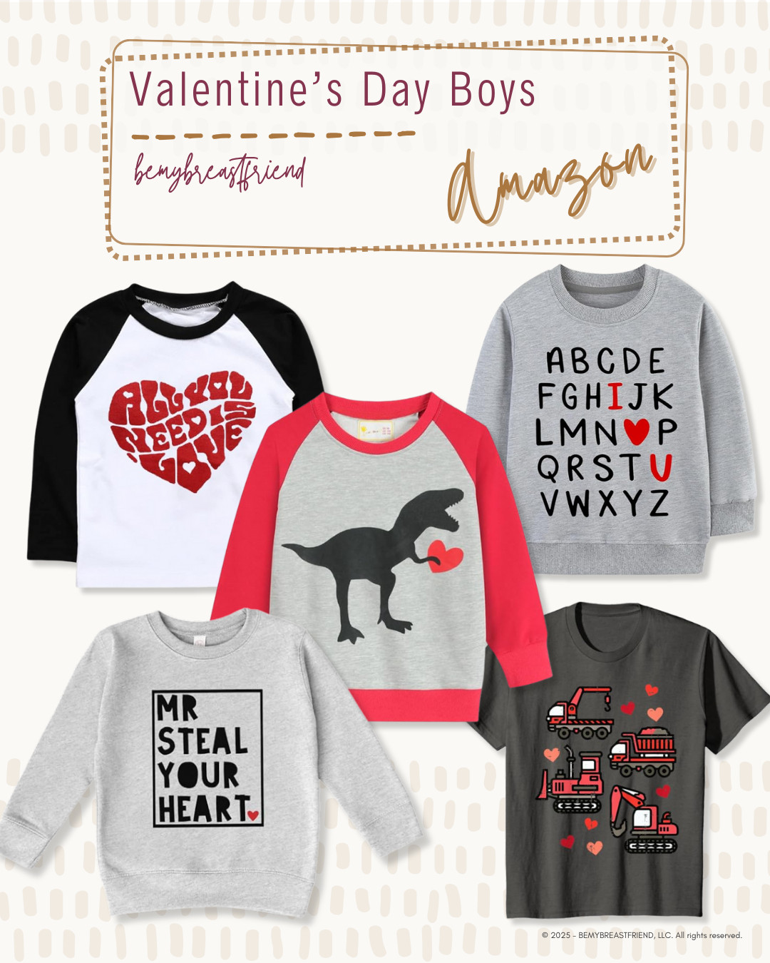 Amazon | Valentine's Day Boys 

 #LTKHoliday #LTKootd #LTKKids