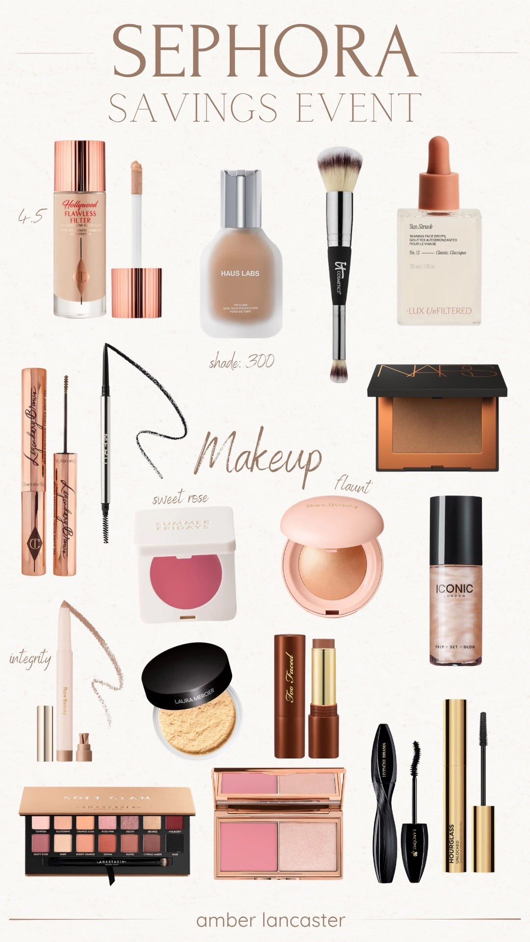 Sephora savings event! My go-to makeup picks! 
Rogue gets 20% off, VIB gets 15% off, and insider get 10% off through 4/20
Code: SPRINGSALE | 
sephora savings event, sephora sale, sephora favorites, sephora must haves, sephora makeup, sale, beauty sale, makeup, makeup favorites, makeup must haves, everyday makeup, makeup brush, foundation, bronzing drops, charlotte tilbury, summer fridays, blush, highlighter, bronzer, setting spray, mascara, eyeshadow, eyeshadow palette, brow gel, brow tint, rare beauty. 

#LTKSaleAlert #LTKgrwm #LTKBeauty
