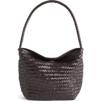 Madewell The Handwoven Leather Shoulder Bag in Night Time at Nordstrom | Nordstrom