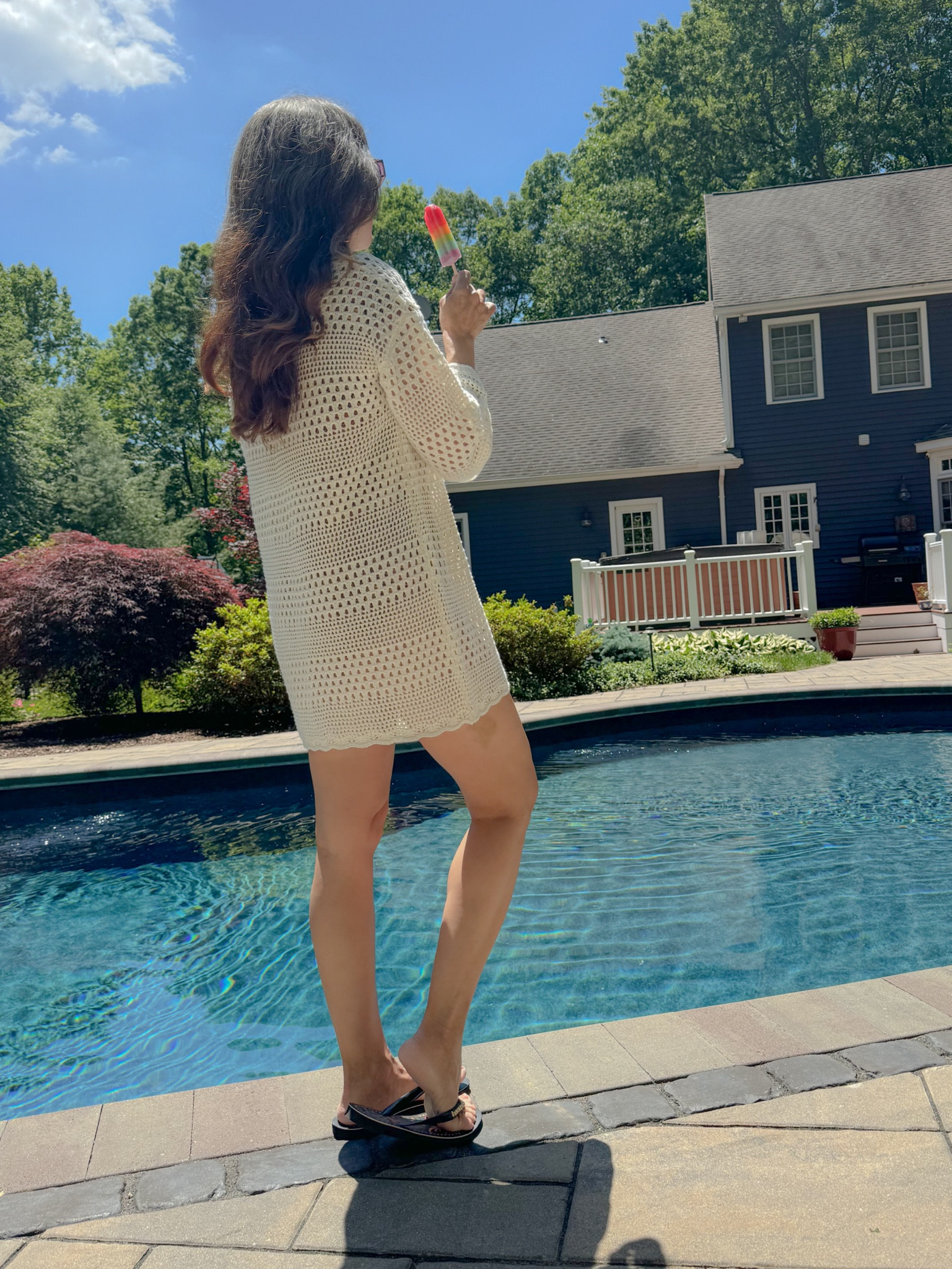 Second summer with this coverup! It washes well, is light and airy and perfect for when the evening cools off.  👙 

#LTKSwim #LTKSeasonal