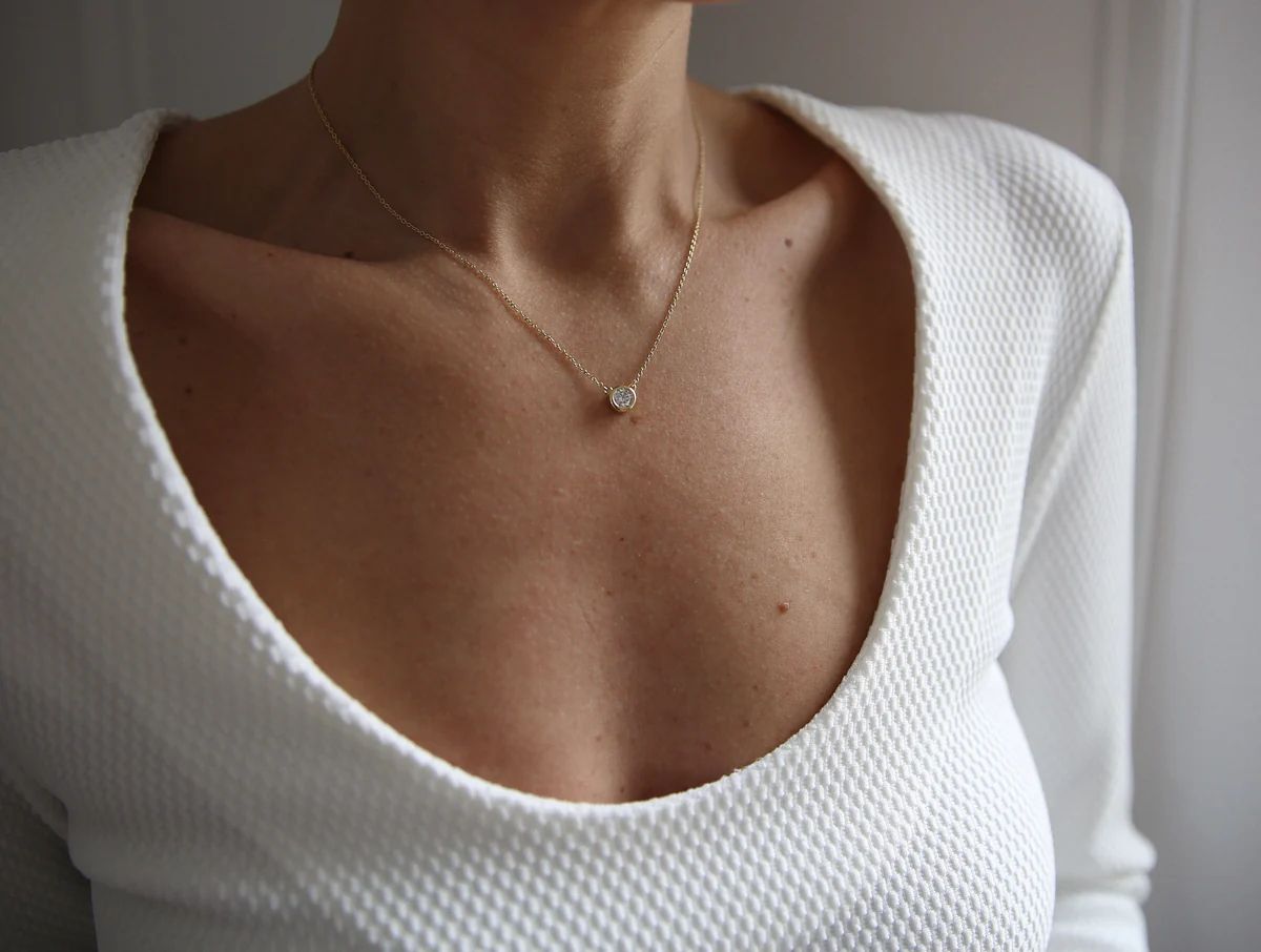 Nova Solitaire Necklace | Parpala Jewelry