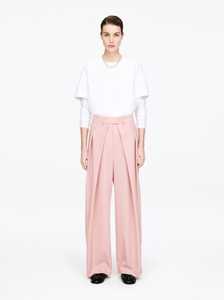 Draped Pleated Trousers | Arket UK
