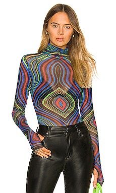AFRM Zadie Top in Electric Swirl from Revolve.com | Revolve Clothing (Global)