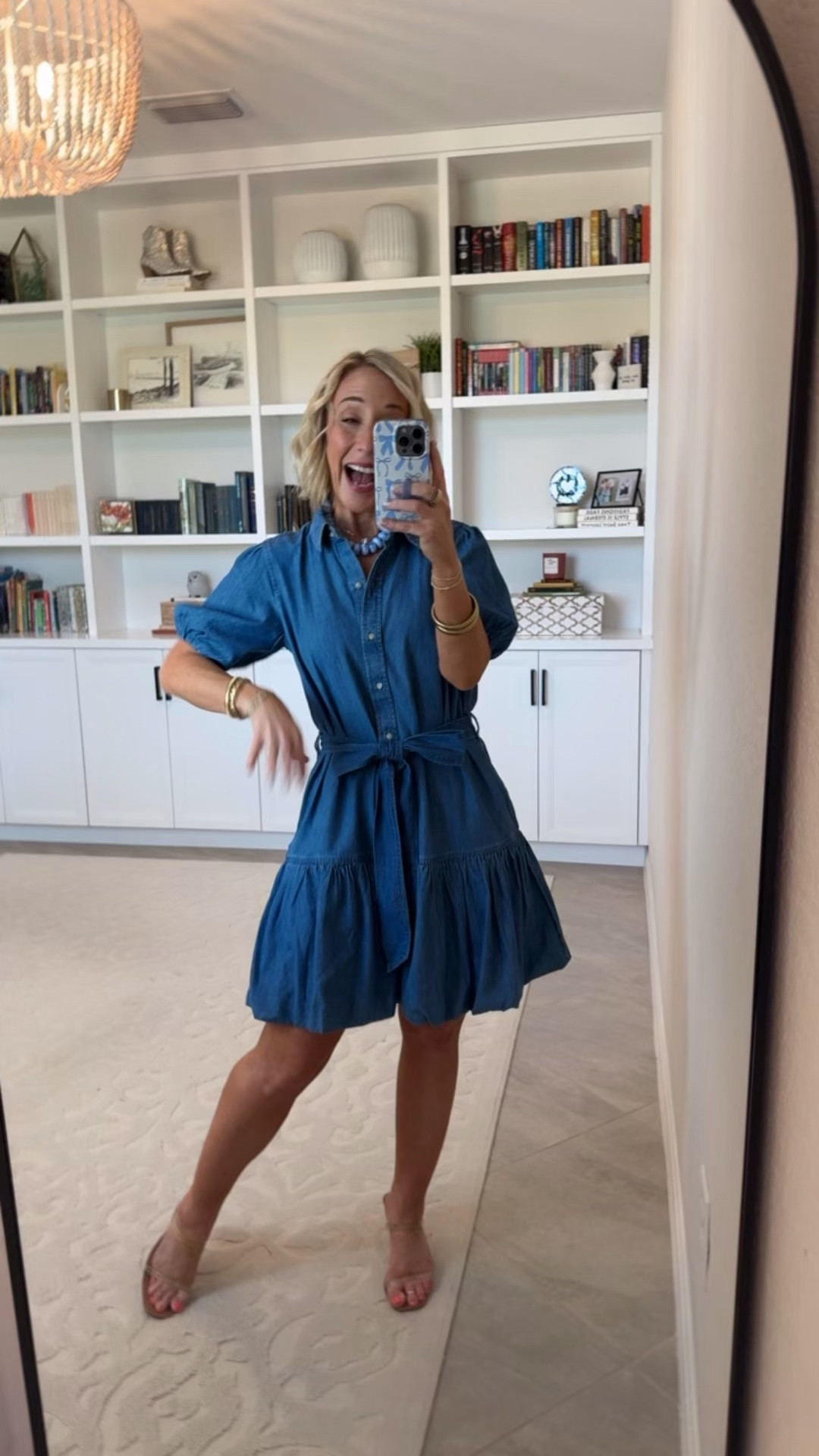 Walmart - cute new dresses. Denim Mini Dress w/ Puff Sleeves - size XS. $28.

 

#LTKOver40 #LTKSeasonal