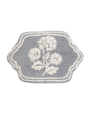 20x30 Rosette Floral Bath Rug | TJ Maxx