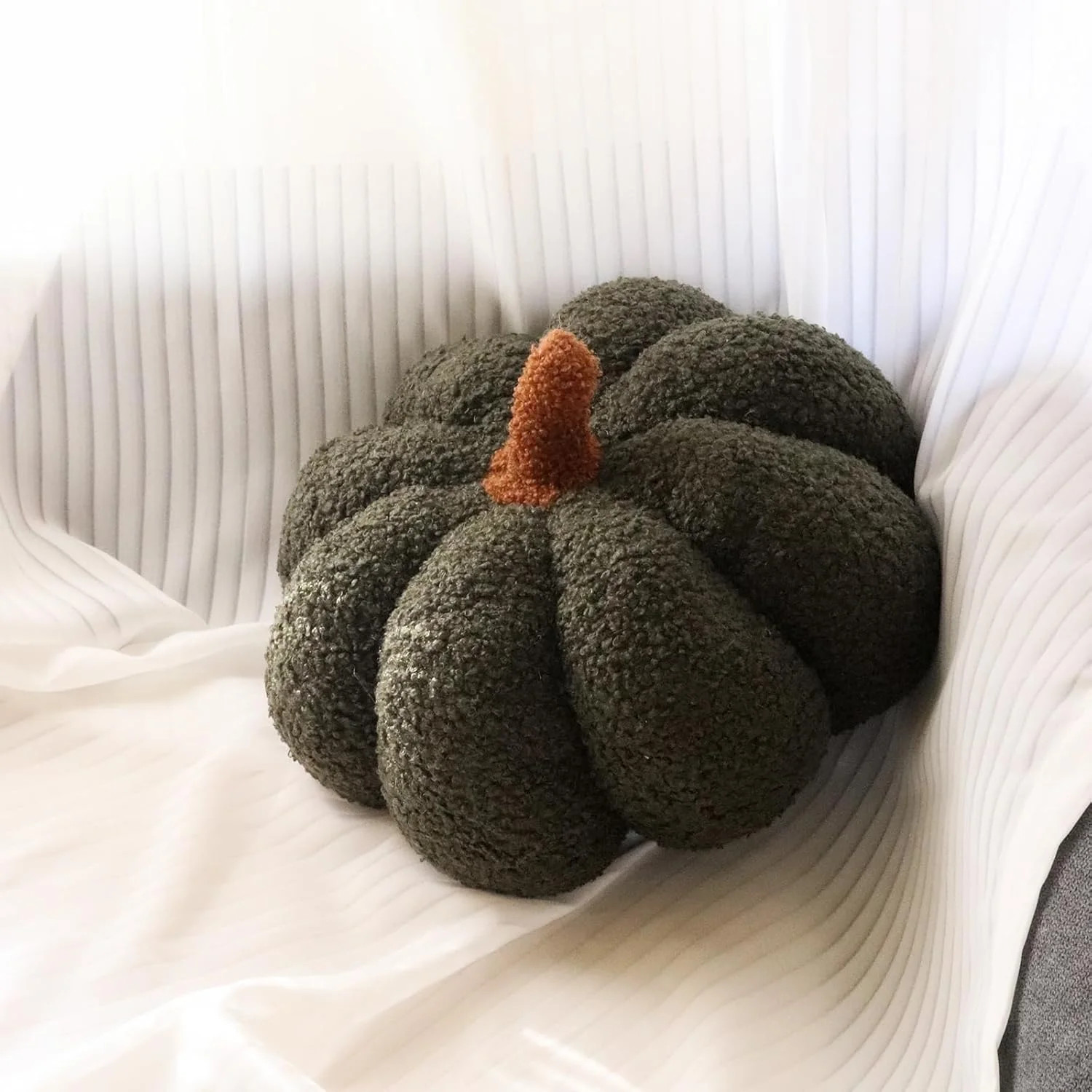 3D Pumpkin Pillow, 7.9" Pumpkin Shaped Throw Pillows Room Decoration, Stuffed Pumpkin Fluffy Plus... | Walmart (US)