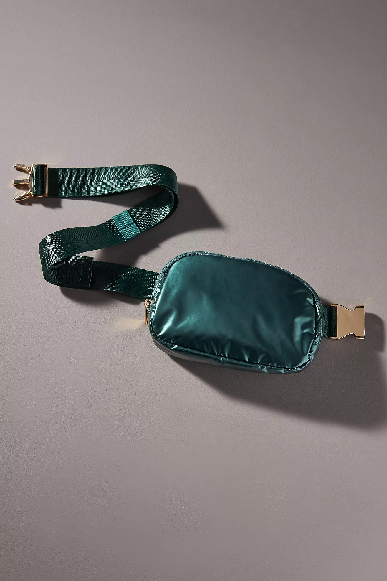 Metallic Puffer Belt Bag | Anthropologie (US)
