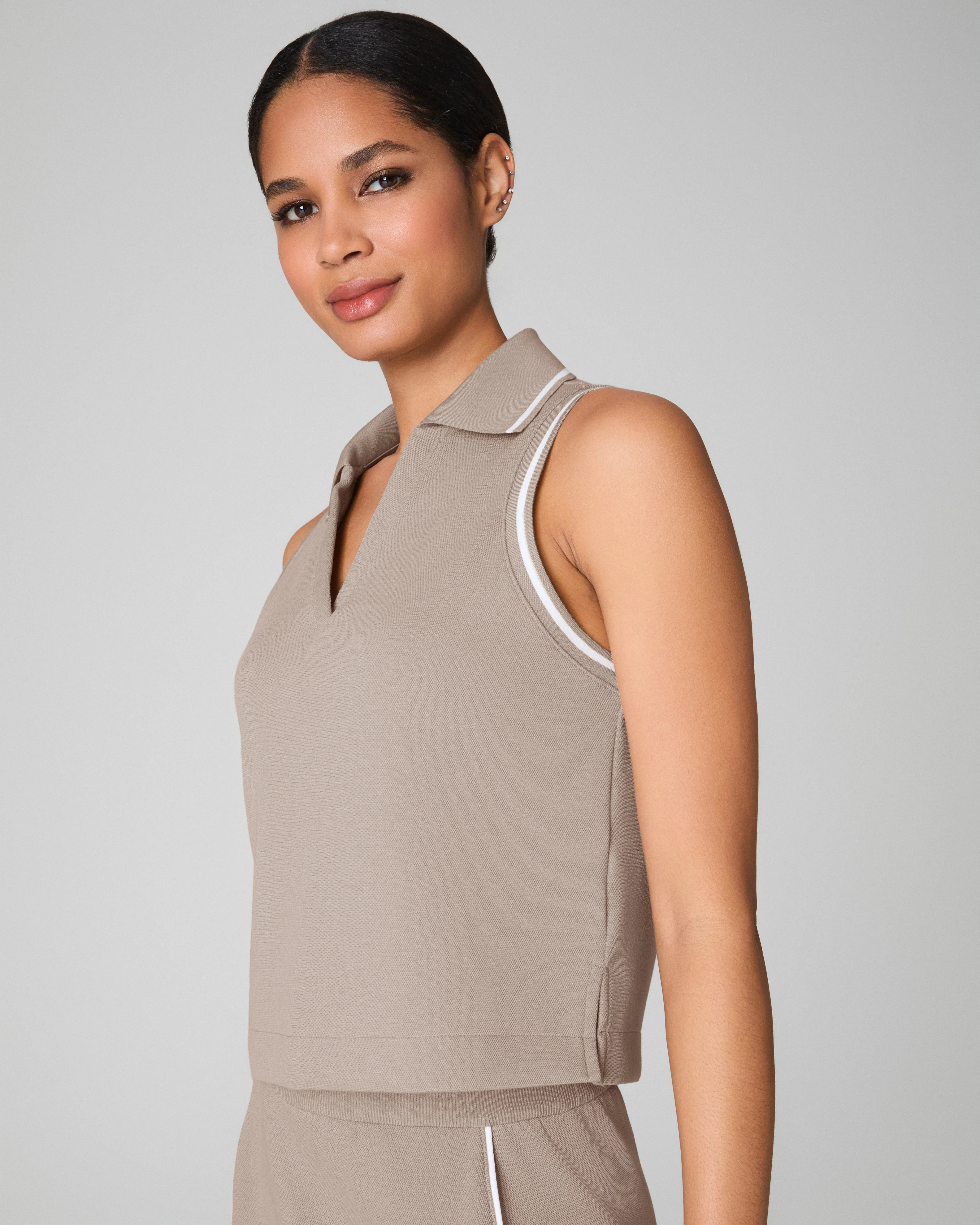 SPANX AirEssentials® Pique Polo Tank | Spanx