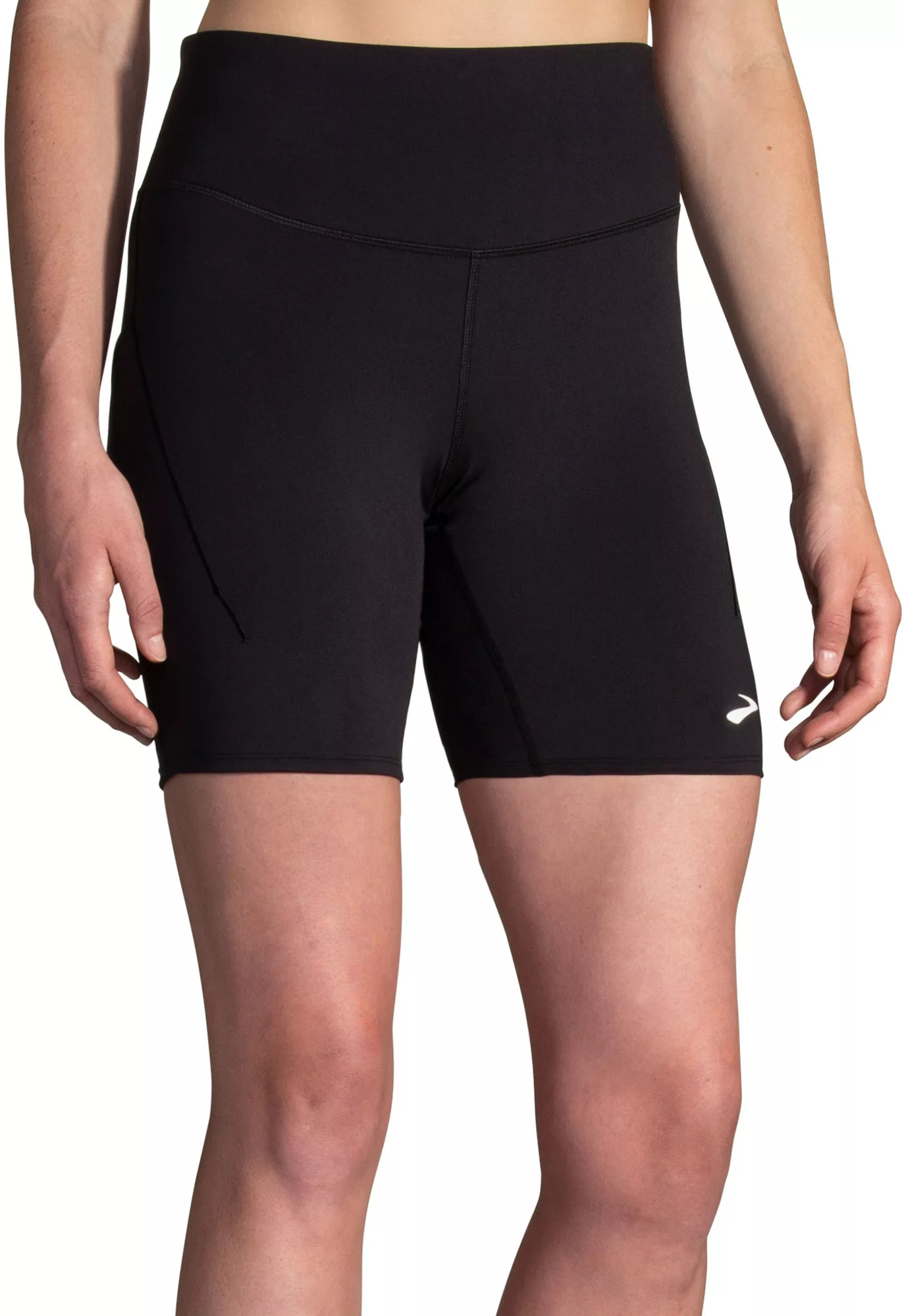Brooks Women's Spark 8"" Short Tights, Medium, Black | Dick's Sporting Goods