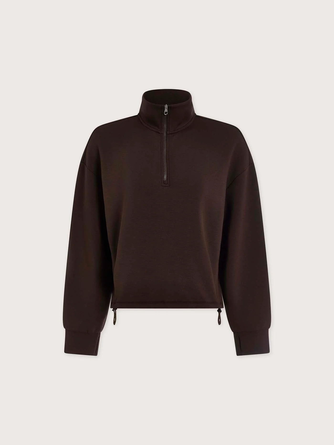 Sian Cropped Half-Zip Sweat | Varley US