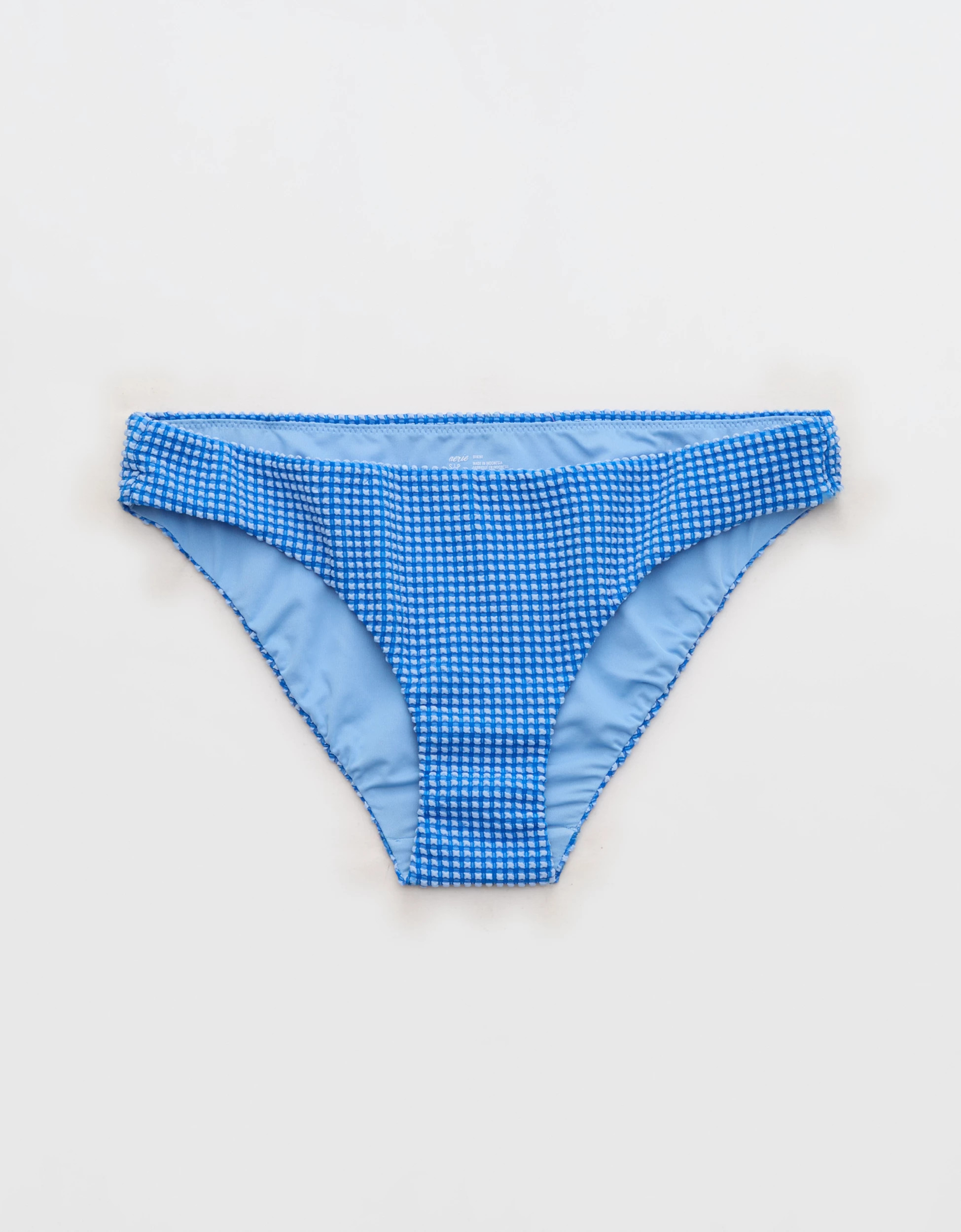 Aerie Gingham Full Coverage Bikini Bottom | Aerie