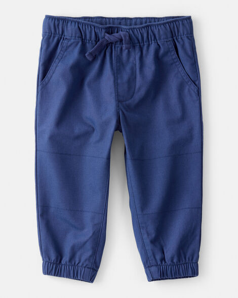 Baby Boy  Cotton Everyday Pull-On Jogger - Navy | Carter's Inc