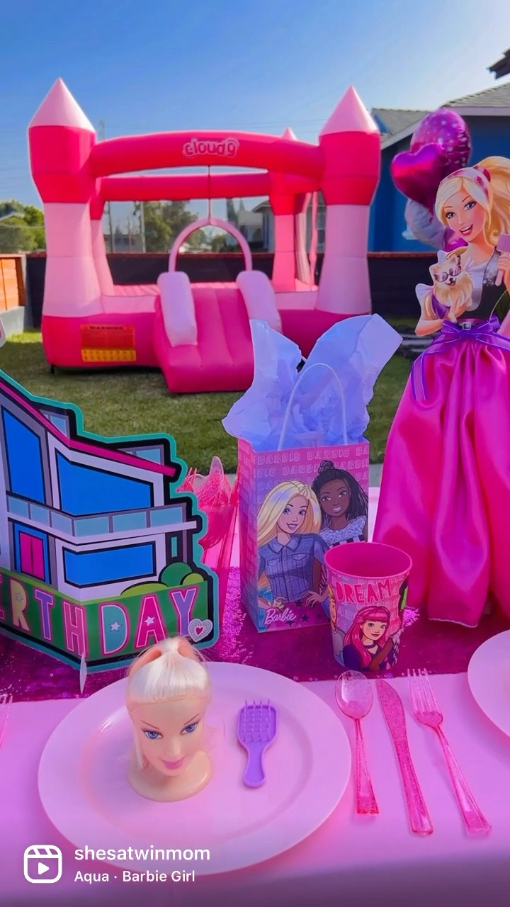 Barbie best sale bounce house