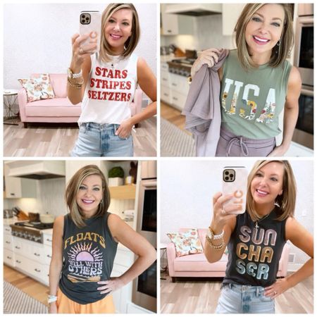 The cutest graphic tees and tanks are now 30% OFF! 🇺🇸

Which one are you getting? 

Xo, Brooke

#LTKGiftGuide #LTKStyleTip #LTKSeasonal