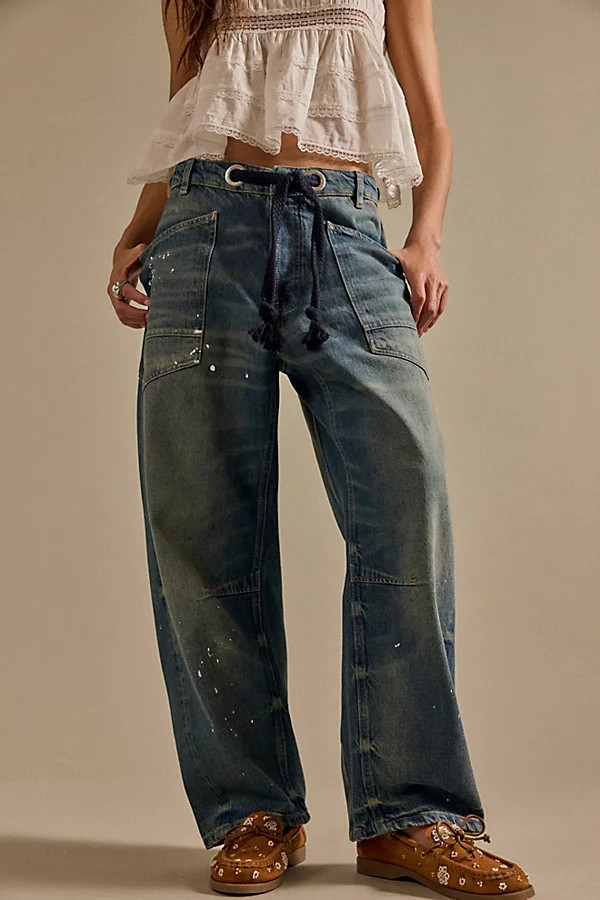 We The Free Moxie Pull-On Barrel Jeans | Free People (Global - UK&FR Excluded)
