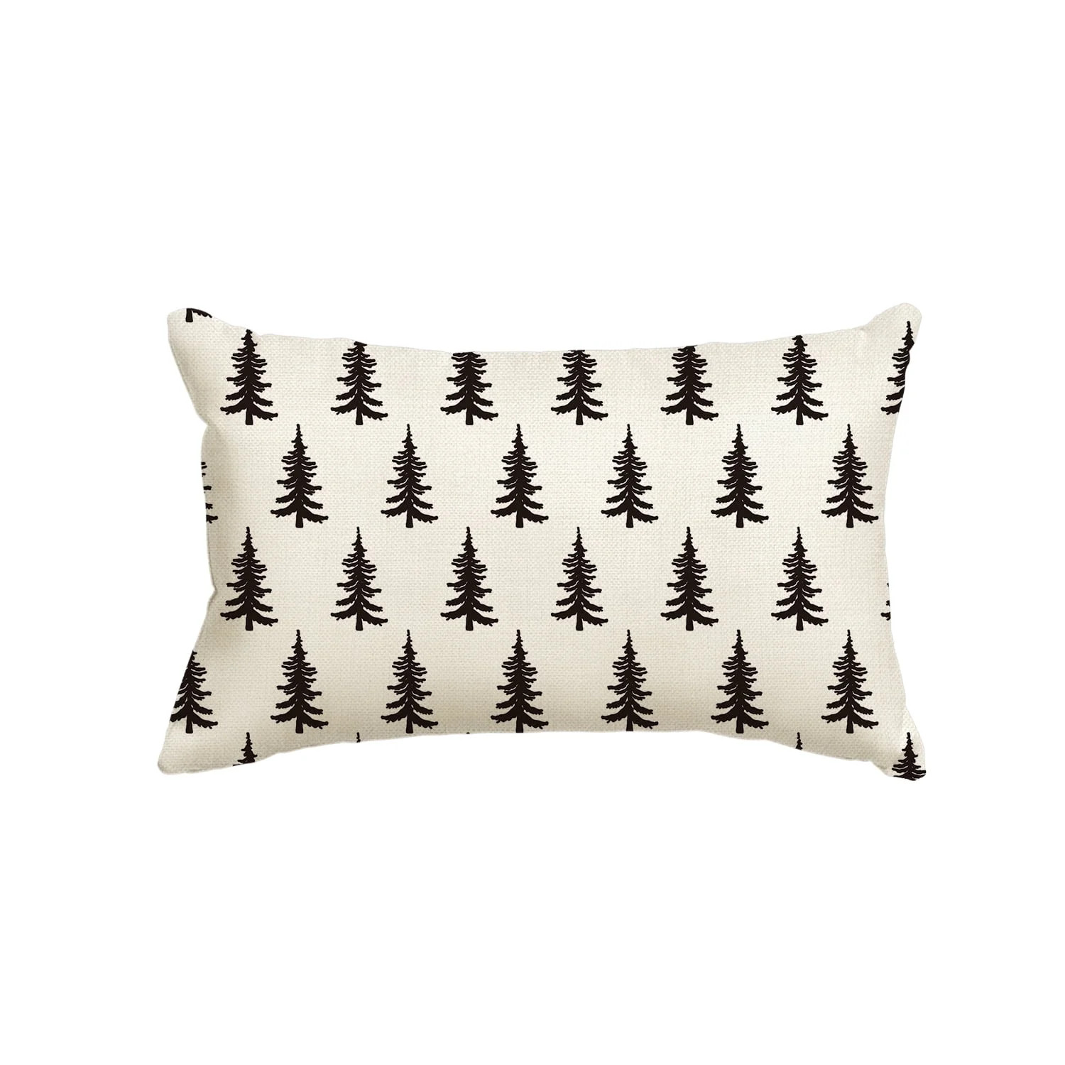 Smile Christmas Tree Winter Throw Pillow Cover, 12 x 20 inch Beige - Walmart.com | Walmart (US)
