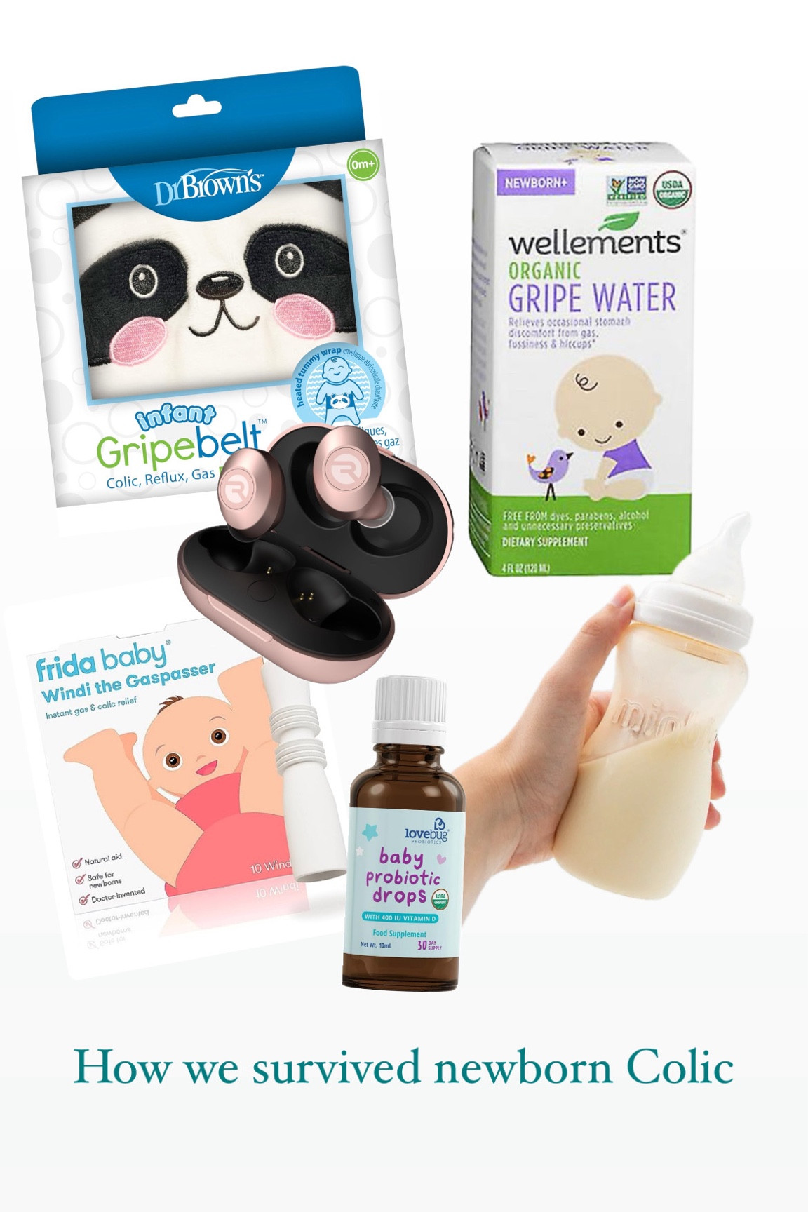 Surviving Colic:

Baby heat pack, gripe water, raycons (for mama’s sanity!), Frida Windi tubes, baby probiotic drops, and Minbie Bottles!

#LTKbaby #LTKkids #LTKbump