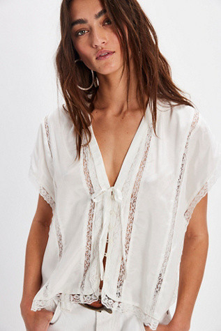 Marigold Shine Lace Top | Free People (Global - UK&FR Excluded)