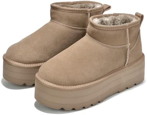 Project Cloud 100% Genuine Leather Ankle Boots for Women - Anti-Slip Memory Foam Insole Womens Bo... | Amazon (US)