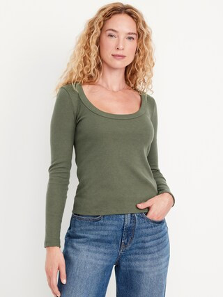 Snug Long-Sleeve T-Shirt | Old Navy (CA)