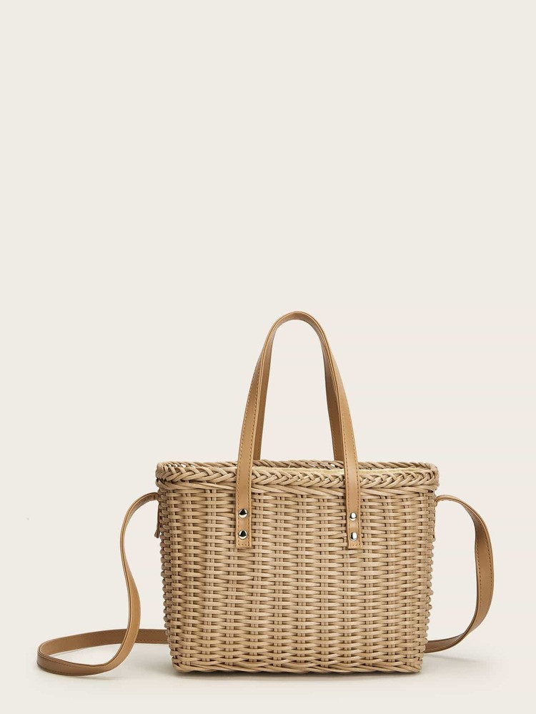 Braided Design Satchel Bag | SHEIN
