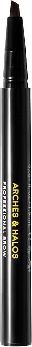 Arches and Halos Angled Bristle Tip Waterproof Brow Pen - Water Based and Smudge Proof Eyebrow Pe... | Amazon (US)