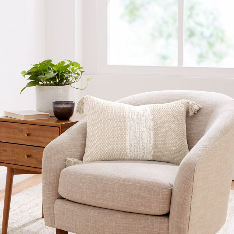 Gap Home 14" x 20" Transitional Textures All Occasion Cotton Throw Pillow | Walmart (US)