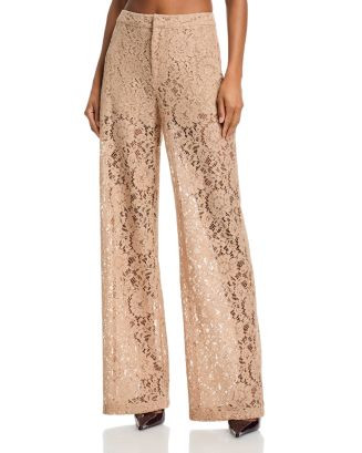 Livvy Lace Straight Leg Trousers | Bloomingdale's (AU)