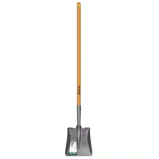 47 in. L Wood Handle Steel Transfer Shovel | The Home Depot
