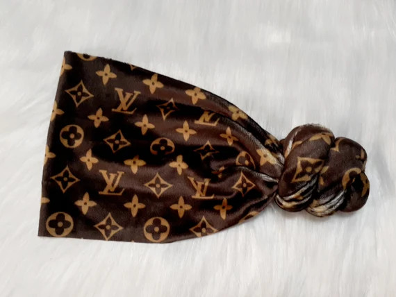 Fall velvet top knot | Etsy (US)