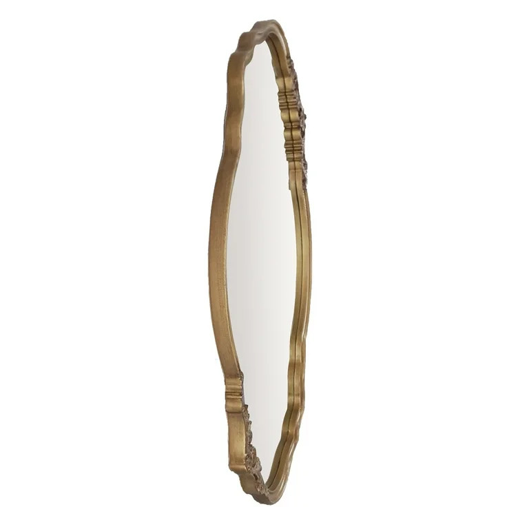 My Texas House Irregular Gold Wood Framed Mirror 25x38 | Walmart (US)
