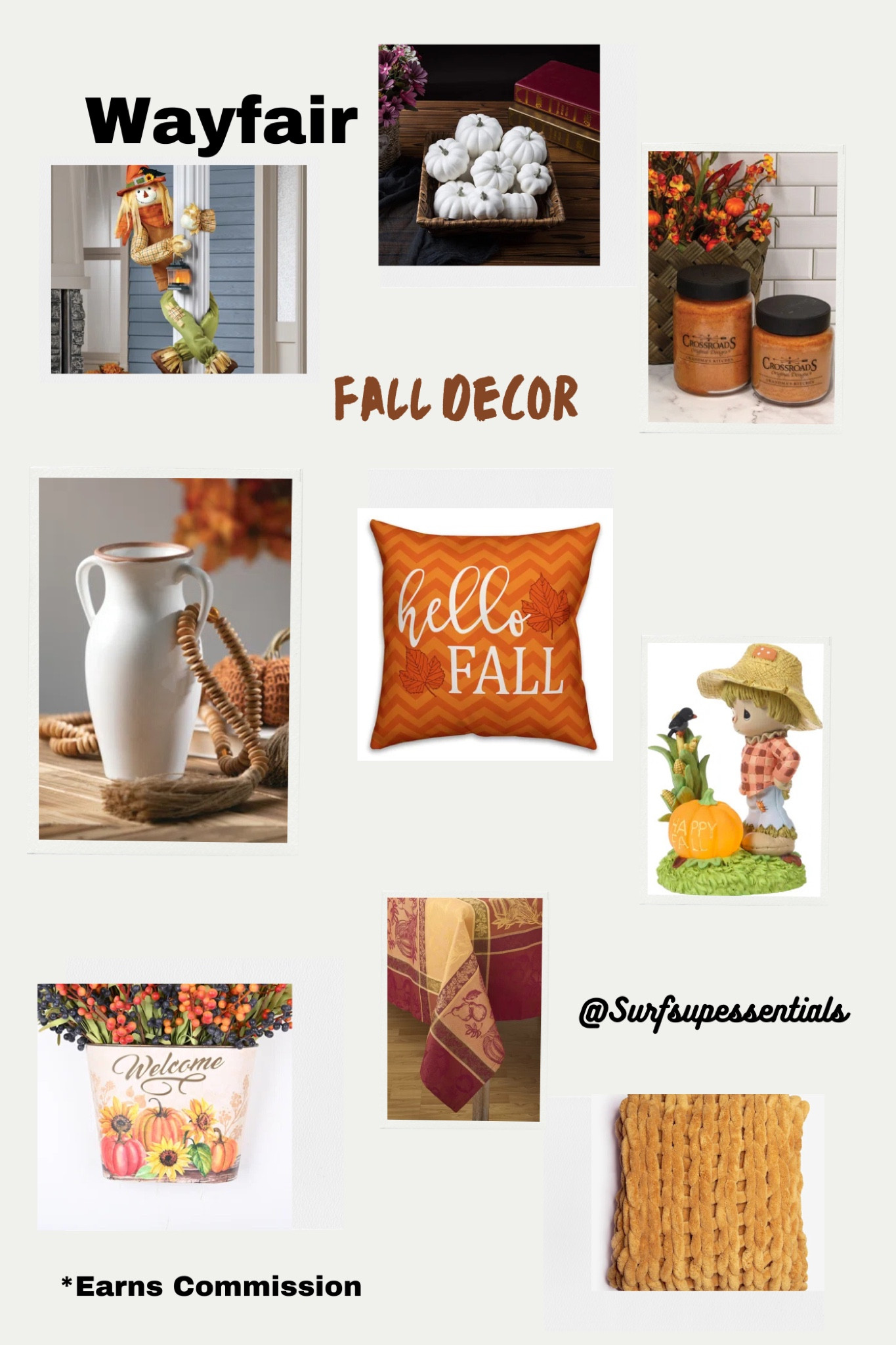 Fall decorations for the home
#falldecorations #LTKwayfair #thanksgiving #fallseason 

#LTKHoliday #LTKHome #LTKSeasonal