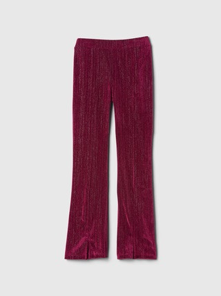 Shine Velvet Flare Leggings | Gap Factory