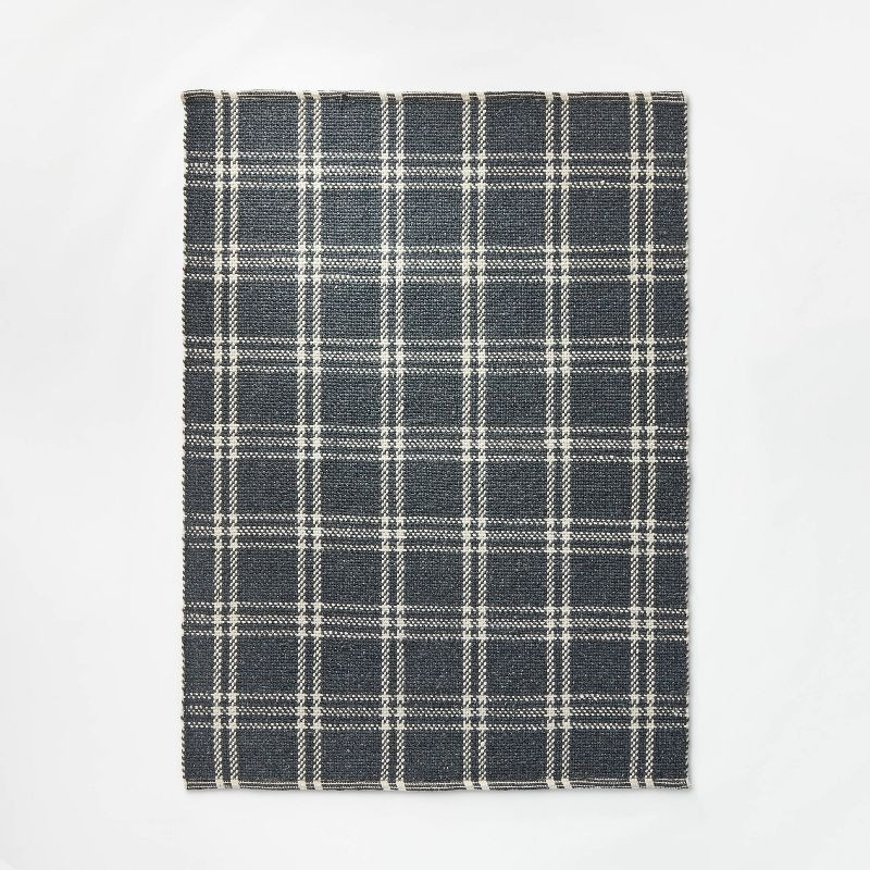 Cottonwood Hand Woven Plaid Wool/Cotton Rug - Threshold™ designed with Studio McGee | Target