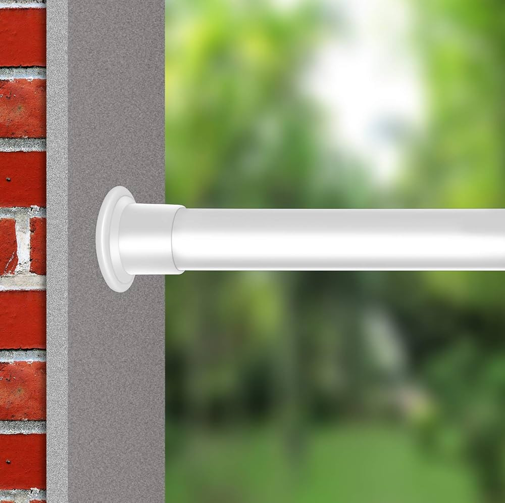 ALLZONE Heavy Duty Tension Curtain Rod for Windows, 83 to 123 Inches, Room Divider Adjustable Pol... | Amazon (US)