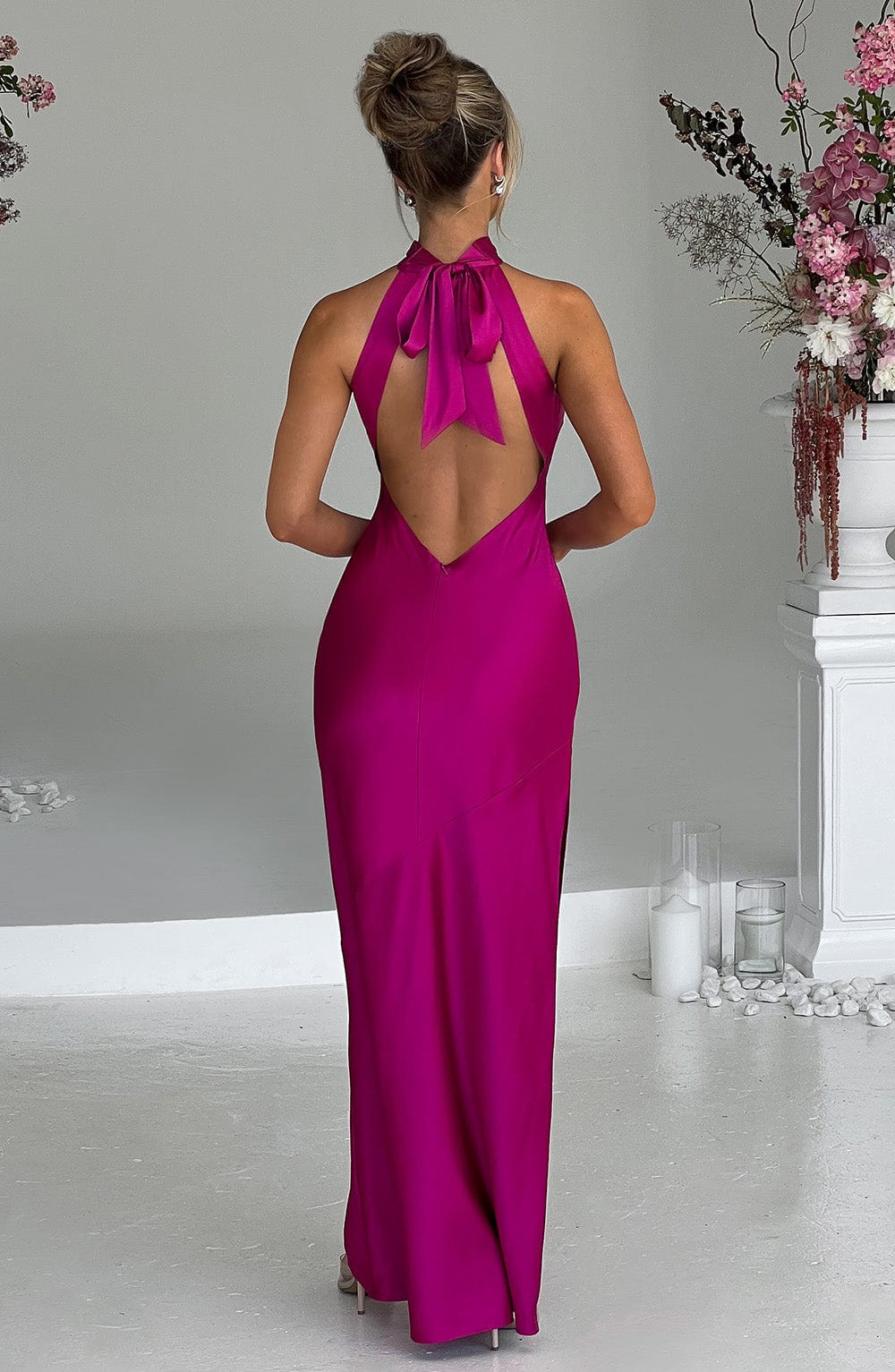 Etta Maxi Dress - Hot Pink | Babyboo (global)