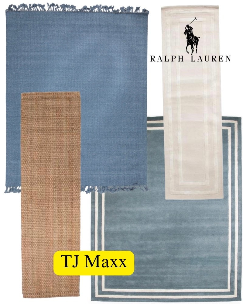 Ralph Lauren rugs on sale at TJ Maxx, Blue, Duke, rug, runner, ivory, all day, kitchen, bathroom, mudroom, dining room, striped, solid, French, modern, coastal.

#LTKSaleAlert #LTKHome